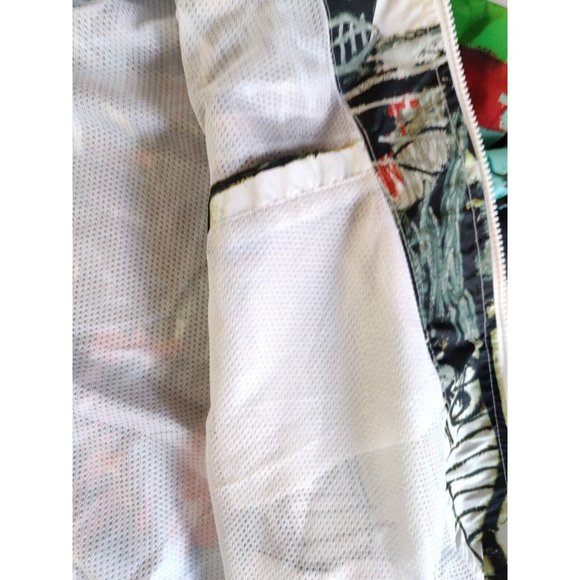 Members Only Jean-Michel Basquiat UNBREAKABLE Windbreaker Jacket Men’s Sz LG NEW - Picture 9 of 12